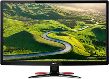 Acer G246HLFbid 61 cm (24 Zoll) Monitor (VGA, DVI, HDMI, 1ms Reaktionszeit, EEK A) schwarz/rot - 1