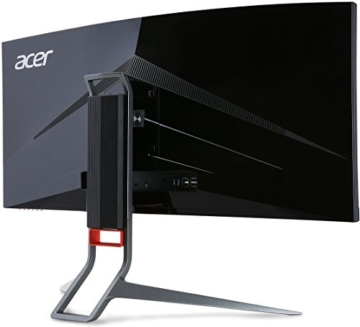 Acer Predator X34 (X34bmiphz) 87 cm (34 Zoll) Curved Monitor (Displayport, HDMI, USB 3.0, UltraWide QHD Auflösung 3,440 x 1,440, 4ms Reaktionszeit, NVIDIA G-Sync, Lautsprecher, EEK C) silber/schwarz - 11