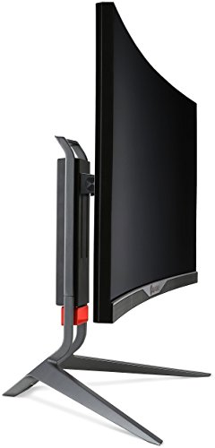 Acer Predator X34 (X34bmiphz) 87 cm (34 Zoll) Curved Monitor (Displayport, HDMI, USB 3.0, UltraWide QHD Auflösung 3,440 x 1,440, 4ms Reaktionszeit, NVIDIA G-Sync, Lautsprecher, EEK C) silber/schwarz - 6