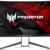 Acer Predator X34 (X34bmiphz) 87 cm (34 Zoll) Curved Monitor (Displayport, HDMI, USB 3.0, UltraWide QHD Auflösung 3,440 x 1,440, 4ms Reaktionszeit, NVIDIA G-Sync, Lautsprecher, EEK C) silber/schwarz - 1