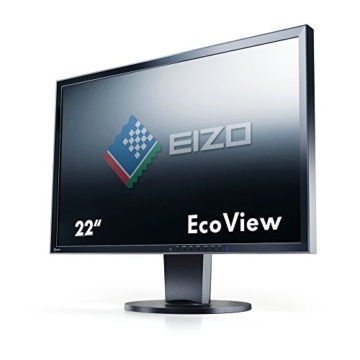 Eizo EV2216WFS3-BK 55,8 cm (22 Zoll) Monitor (VGA, DVI, USB, 5ms Reaktionszeit) schwarz - 1