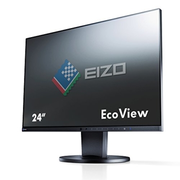Eizo EV2450-BK 60 cm (23,8 Zoll) Monitor (DisplayPort, DVI-D, HDMI, D-Sub, USB 3.0, 5ms Reaktionszeit) schwarz - 1